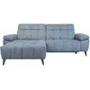 Home4you Elektrinė kampinė sofa LUZERN kairysis kampinis
