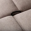 Lova Home4You Kampinė sofa „PROVENCE RC“, su elektrine arba rankine atlošimo funkcija, šviesiai pilkos spalvos