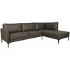 Home4You Kampinė sofa SOFIA DK, žalsvai ruda