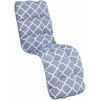 Home4You Cushion for chair BADEN-BADEN 48 x 165 cm, pilkas rhombus