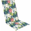 Pagalvėlė kėdei SUMMER FLOWER 48x115x4,5cm, tamsiai gėlėta