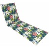Pagalvėlė kėdei SUMMER FLOWER 55x190x5cm, tamsiai gėlėta