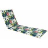 Pagalvėlė kėdei SUMMER FLOWER 55x190x5cm, tamsiai gėlėta
