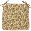 Fotelis Home4You Pagalvėlė LONETA NEW kėdei 39x39cm, smėlio spalvos rožė