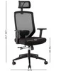 Biuro kėdė JOY 64x64xH115-125cm