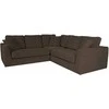 Home4you Kampinė sofa EDRA Tamsiai pilka