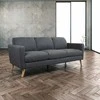 Home4you Sofa KAILI 3-vietė, tamsiai pilka