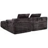 Dvivietė sofa-lova „FIZZY“, pilkos spalvos
