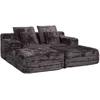 Dvivietė sofa-lova „FIZZY“, pilkos spalvos