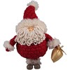 Dekoracija FAB CLAUS H48cm, santa, raudona