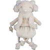 Dekoracija FAB EMMA H54cm, lapė, balta