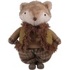 Dekoracija FAB ROBIN H37,5cm, lapė, žalia