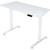 Home4you Stalas ERGO FIT 1 Motoras, Elektrinis, Reguliuojamas Aukštis, Baltas, 120x68 cm