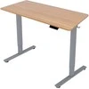 Home4you Reguliuojamo Aukščio Stalas ERGO FIT su 1 Varikliu, 120x68 cm, Pilka/Ąžuolas