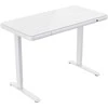 Home4you Stalas ERGO FIT Elektrinis, Reguliuojamo aukščio, Baltas, 122x62 cm