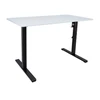Home4you Reguliuojamo aukščio darbo stalas ERGO LIGHT su 1 varikliu 120x60cm, balta/juoda