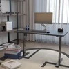 Rašomasis stalas ERGO su 1 varikliu 140x80 cm, Spalva: juoda