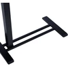 Home4You Desk ERGO with one leg 70x40xH66-106cm, manual, juodas