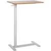Home4You Desk ERGO with one leg 70x40xH66-106cm, manual, oak/baltas