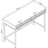 Home4you Rašomasis stalas HELVE 120x48xH76cm Melaminas