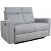 Sofa Home4you Reglaineris MORA, 2-vietė, pilka