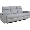 Sofa Home4You Elektrinis reglaineris MORA, 3-vietis, pilkas