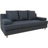 Home4You Sofa-lova VELLA su daiktadėže, tamsiai pilka.