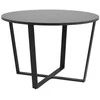 Black Red White Home4You Valgomojo stalas AMBLE D110xh75cm, juodas marmuras Stalas (MT_ACT/STO_GOSOL_110X75-BLACK)