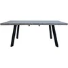 Fotelis Home4You Valgomojo stalas BRIGIT 159/198x84,5xh77cm, betonas