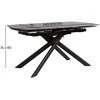 Home4You Valgomojo stalas CINTRA 160+40+40x90xH76,5/80cm