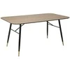 Fotelis Home4You Valgomojo stalas FLORA 160x90xH77cm