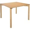 Fotelis Home4You Valgomojo stalas GARDENIA 90x90xH75cm Ąžuolo