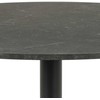 Black Red White Home4You Valgomojo stalas IBIZA Juodas marmuras Stalas (MT_ACT/STO_GRAUS_110X74-BLACK)