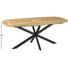 Home4You Valgomojo stalas RAMONA 180/220x90xH75cm, šviesios medienos
