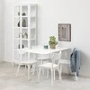 Home4You Actona Stalas Roxby prailginamas baltas