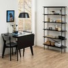 Home4you Valgomojo stalas „Roxby“, juodas