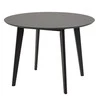 Home4You Stalas ROXBY D105xH76cm Apvalus Juodas
