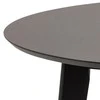 Home4You Stalas ROXBY D105xH76cm Apvalus Juodas