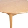 Fotelis Home4You Valgomojo stalas TROYES D100+32xH75cm, ąžuolinis