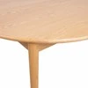 Fotelis Home4You Valgomojo stalas TROYES D120+40xH75cm, ąžuolinis