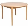 Fotelis Home4You Valgomojo stalas TROYES D120+40xH75cm, ąžuolinis