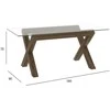 Home4You Valgomasis stalas TURIN 180x90xh75cm