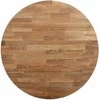 Fotelis Home4you Valgomojo stalas BIRKA D90xH75cm Ąžuolas