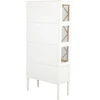 Vitrina BIANCA 78x35xA162cm, antikvarinė balta