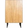 Fotelis Home4You Vitrina VALENCIA 90x45xH160cm, ąžuolinė