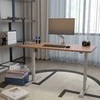Home4You Stalo rėmas ERGO reguliuojamas elektra, vienas variklis, sidabro pilka spalva