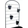 Home4You Gėlių stovas DEIA 70,5x26xH137cm Juoda