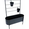 Home4You Gėlių stovas DEIA 70,5x26xH137cm Juoda