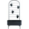 Home4You Gėlių stovas DEIA 70,5x26xH137cm Juoda