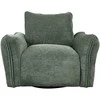 Sofa Home4You DIVI fotelis, pasukamas, mėtinės žalios spalvos